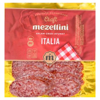 Salam Mezellini Italia crud afumat feliat 80g - cumpărați, prețuri pentru BONUS - foto 1