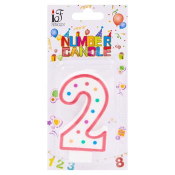 Luminare cifra 2 cu puncte - cumpărați, prețuri pentru BONUS - foto 3