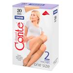 Ciorapi dame Conte 3/4 tension 20 2p nero