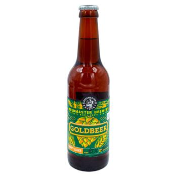 Пиво Beermaster Brewery Goldbeer 0,33л - купить, цены на BONUS - фото 1