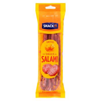 Колбаски Snack It Салями сырные 80г - купить, цены на BONUS - фото 1