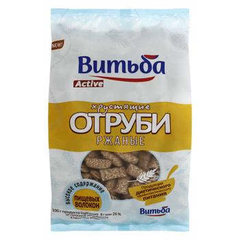 Отруби ржаные Витьба Active хрустящие 130г - купить, цены на BONUS - фото 1