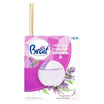 Освежитель воздуха Brait Relaxing Lavander палочки 40мл - купить, цены на BONUS - фото 1