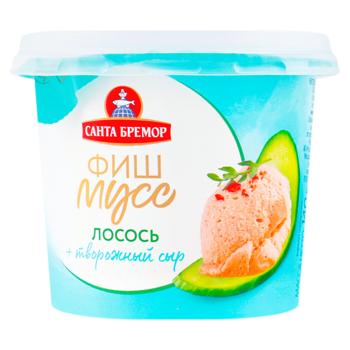 Pasta Santa Bremor Fis-muss Somon + cremă de brânză 140g - cumpărați, prețuri pentru BONUS - foto 1