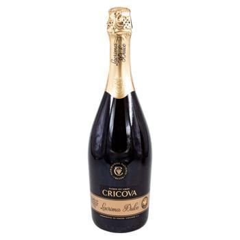 Вино игристое Cricova Lacrima Dulce белое полусухое 0,75л - купить, цены на BONUS - фото 1