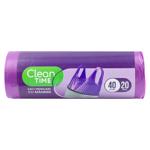 Мешки для мусора Clean Time c ручками 40л*20шт