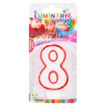 Свеча цифра "8"