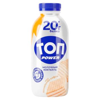 Coctail de lapte Top Power proteic napolitana vanilie 1% 450g - cumpărați, prețuri pentru BONUS - foto 1