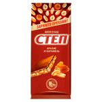 Ciocolata cu lapte Step Arahide și caramel 90g