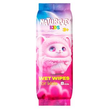 Serv. umede p/copii Naturelle kidz 8buc. Aloe New - cumpărați, prețuri pentru BONUS - foto 1