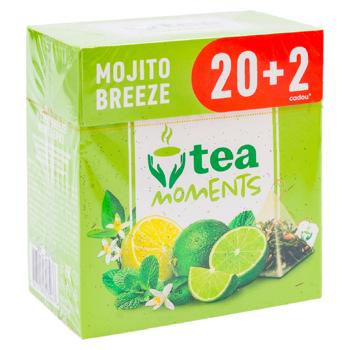 Ceai verde Tea Moments Mojito Breeze in piramide 1.7g*22buc - cumpărați, prețuri pentru BONUS - foto 2
