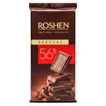 Ciocolata neagra Roshen Special 56% 85g