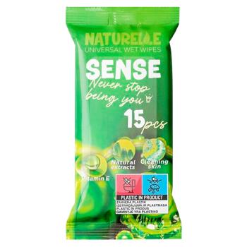 Servetele umede Naturelle Sense 15buc - cumpărați, prețuri pentru BONUS - foto 1