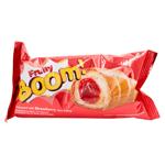 Croissant Boom! Fruity cu gem de capsuna 50g
