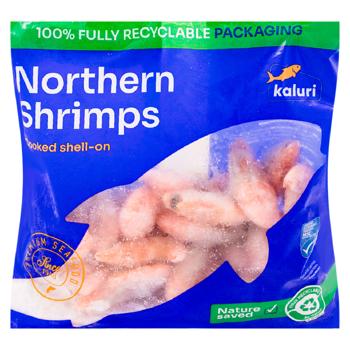 Креветки Kaluri с головой замороженные 60/80 500г - купить, цены на BONUS - фото 1