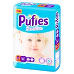Scutece Pufies Sensitive nr.6 13+kg 42buc