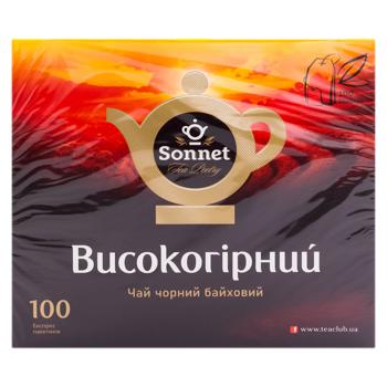 Ceai negru Sonnet Visocogornii in plicuri 2g*100buc - cumpărați, prețuri pentru BONUS - foto 2
