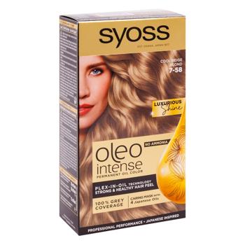 Краска для волос Syoss Oleo Intense 7-58 холодный русый - купить, цены на BONUS - фото 3