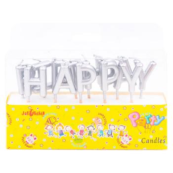 Set lumanari Happy argint 13buc - cumpărați, prețuri pentru BONUS - foto 1