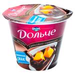 Десерт Dolce творожный с персиками и шоколадом 3,4% 180г