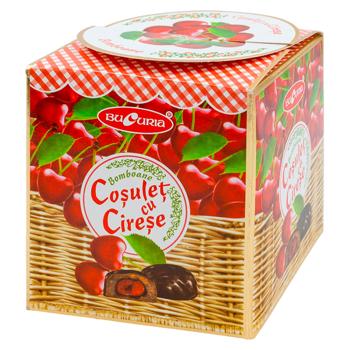 Шоколадные конфеты Bucuria Cosulet cu cirese 200г - купить, цены на BONUS - фото 1