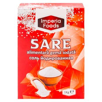 Sare gema de masă iodată Imperia Foods 1 kg cutie - cumpărați, prețuri pentru BONUS - foto 2