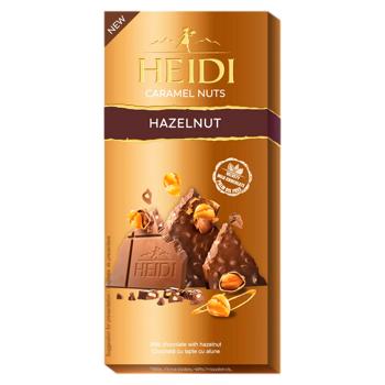 Ciocolata cu lapte Heidi Alune caramelizat 80g - cumpărați, prețuri pentru BONUS - foto 1