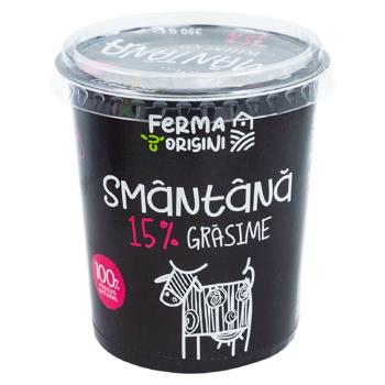 Smantina Ferma cu Origini 15% 350g - купить, цены на BONUS - фото 1
