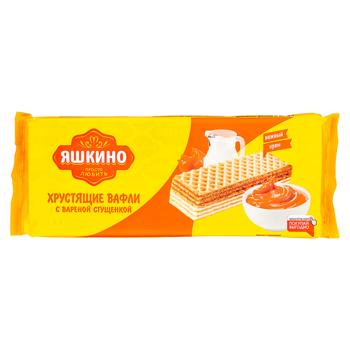 Napolitane Iashkino lapte condensat 300g - купить, цены на BONUS - фото 1
