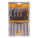Surubelnita de impact Topex negre 6buc