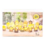 Set lumanari Stripe LED 4*5/4*6/4*8cm