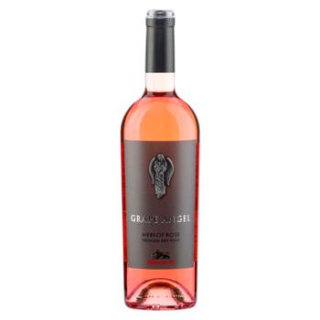 Вино Imperial Vin Grape Angel Мерло розовое сухое 0,75л - купить, цены на BONUS - фото 1