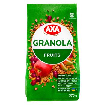 Мюсли AXA с фруктами и медом 375г - купить, цены на BONUS - фото 1