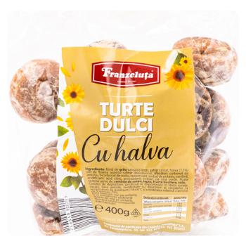 Пряники Franzeluta с халвой 400г - купить, цены на BONUS - фото 1