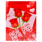 Punga pentru cadou Inimi si ornamente 30*11.2*41cm