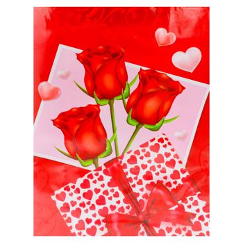 Punga pentru cadou Inimi si ornamente 30*11.2*41cm - cumpărați, prețuri pentru BONUS - foto 1