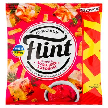 Сухарики Flint Холодец с хреном 150г - купить, цены на BONUS - фото 1