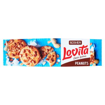 Biscuiti Roshen Lovita Classic Peanuts 150g - cumpărați, prețuri pentru BONUS - foto 1