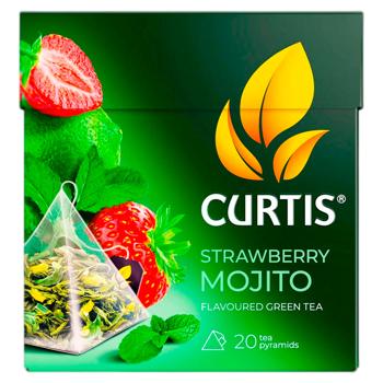Ceai verde Curtis Strawberry Mojito in piramide 1.7g*20buc - cumpărați, prețuri pentru BONUS - foto 1