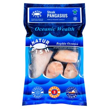 Стейк Natur Fish из пангасиуса в глазури 1кг - купить, цены на METRO - фото 1