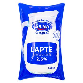 Lapte Sana 2.5% pasteurizat 1l - cumpărați, prețuri pentru BONUS - foto 1