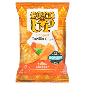Chipsuri RiceUp Tortilla Yellow Cheddar 60g - купить, цены на BONUS - фото 1