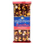 Ciocolata Millennium Fruits&Nuts migdale/alune/portocale/stafide 90g