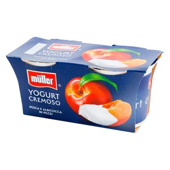 Йогурт Muller Персик абрикос 125г*2шт - купить, цены на BONUS - фото 1