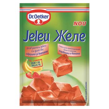 Желе Dr.Oetker клубника-банан 90г - купить, цены на BONUS - фото 1