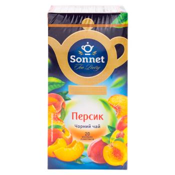 Чай черный Sonnet Персик в пакетиках 1,5г*20шт - купить, цены на BONUS - фото 2