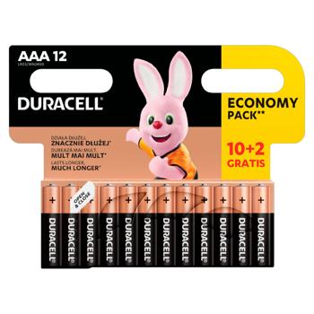 Baterii Duracell MN2400K AAA 10+2 Gratis - cumpărați, prețuri pentru METRO - foto 1