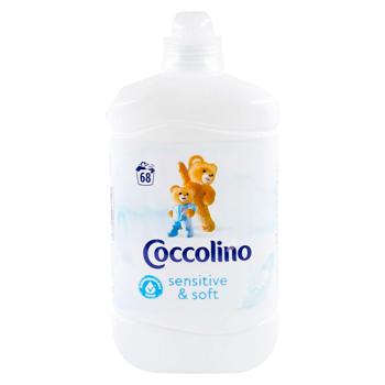 Кондиционер для белья Coccolino Sensitive&Soft 1,7л - купить, цены на BONUS - фото 1