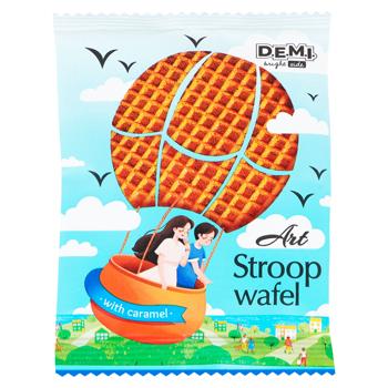 Vafe Demi Stroopwafel cu caramela 33g - cumpărați, prețuri pentru BONUS - foto 1