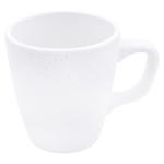 Cana ceramica alba cu puncte 410ml